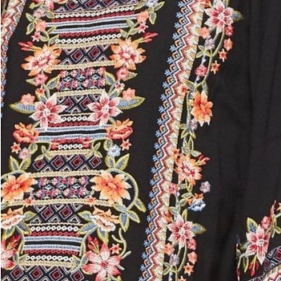 Boho Embroidered Woven Tunic - Picture 5 of 7